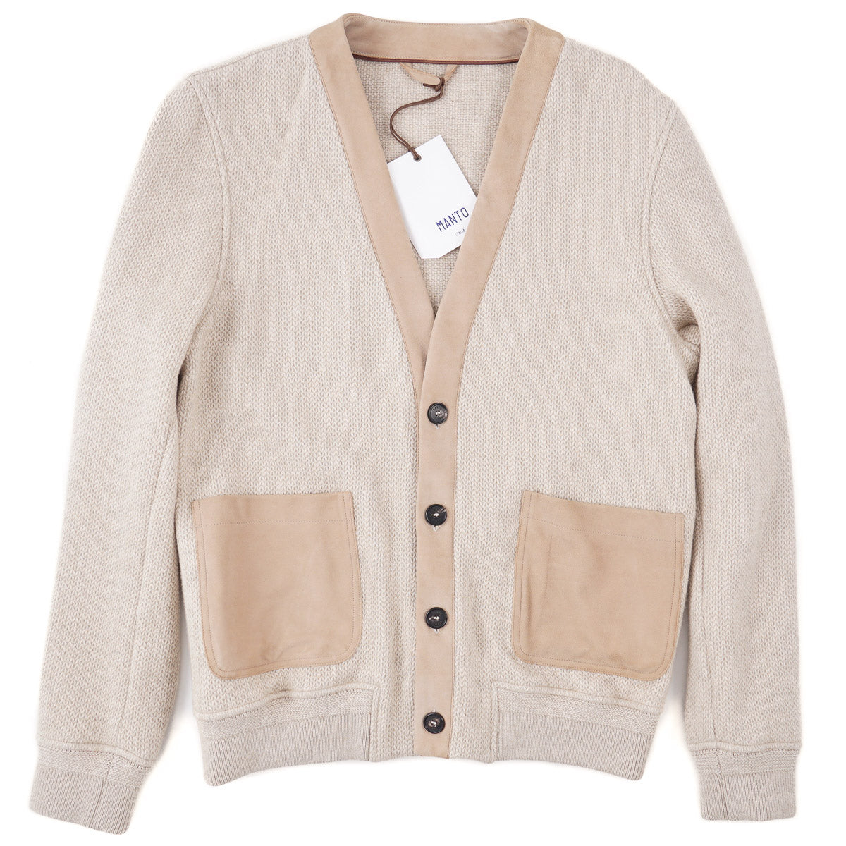 Manto Knit Cashmere Cardigan-Jacket