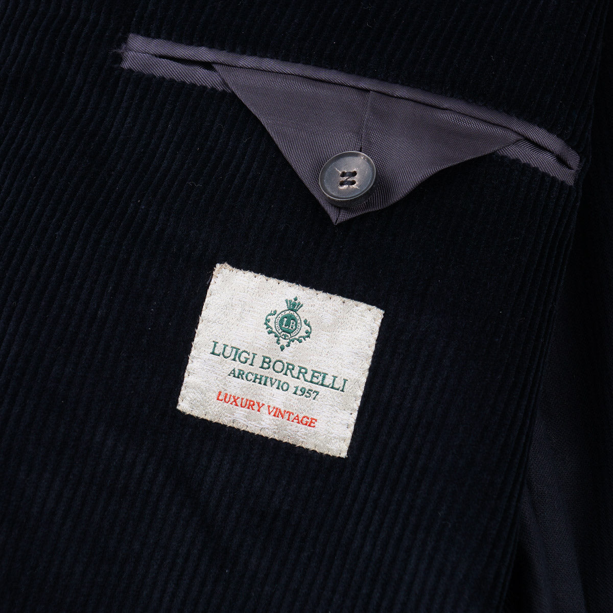 Luigi Borrelli Corduroy Cotton Field Blazer