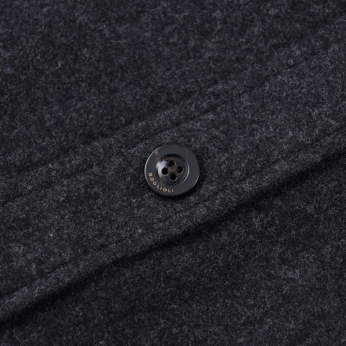 Boglioli 14 Micron Flannel Wool Overshirt