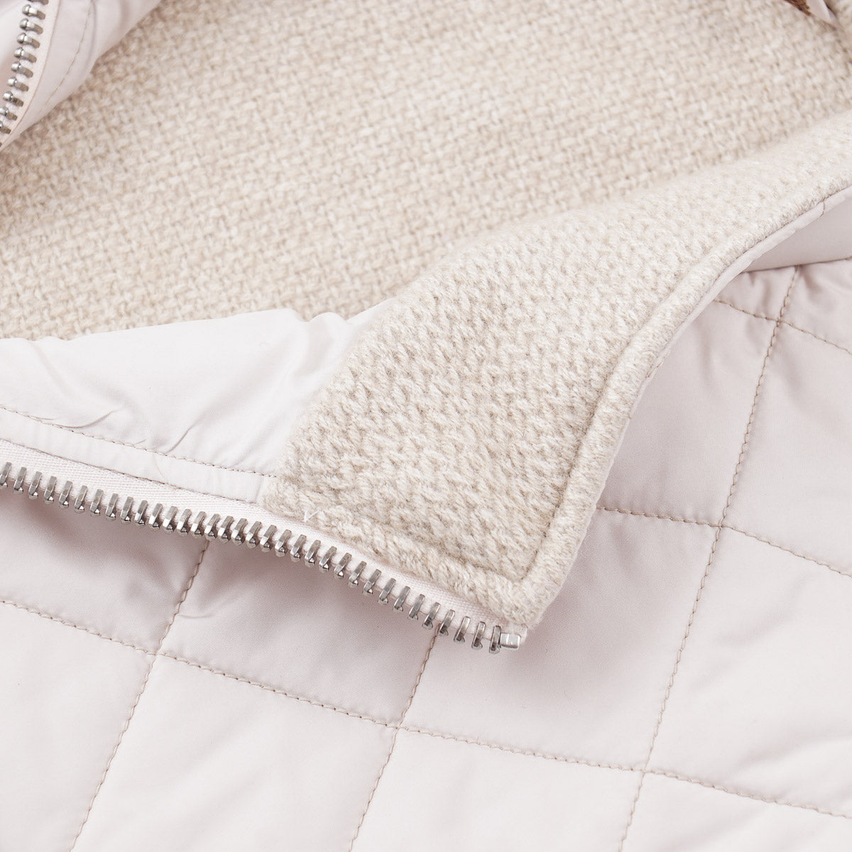 Manto Quilted and Knit Outer Vest