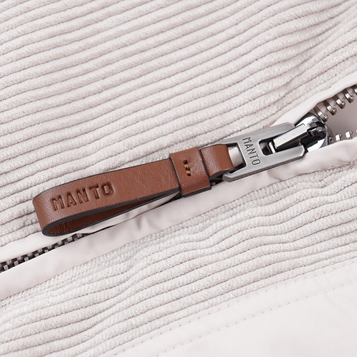 Manto Corduroy Vest with Shearling Collar