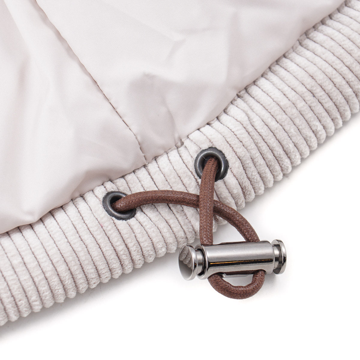 Manto Corduroy Vest with Shearling Collar