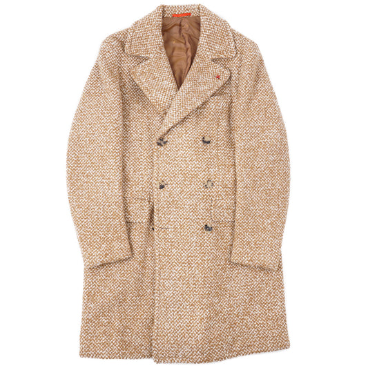 Isaia Plush Wool and Cashmere Overcoat