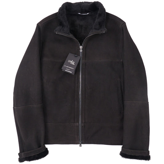 Hettabretz Shearling Leather Bomber Jacket