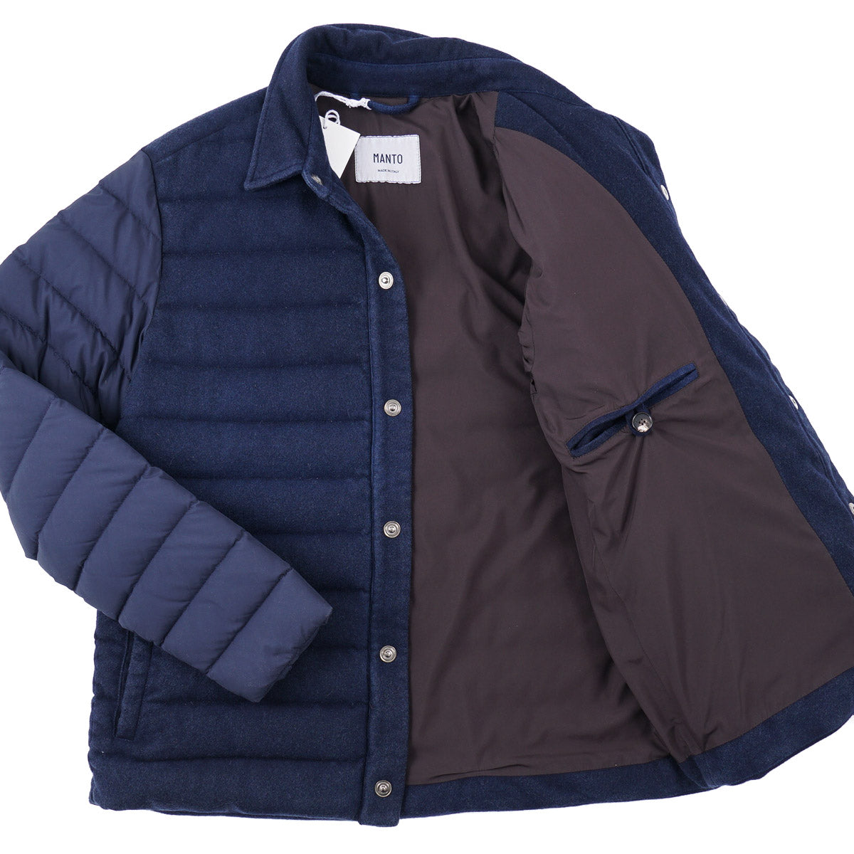 Manto Flannel Cashmere Down Jacket