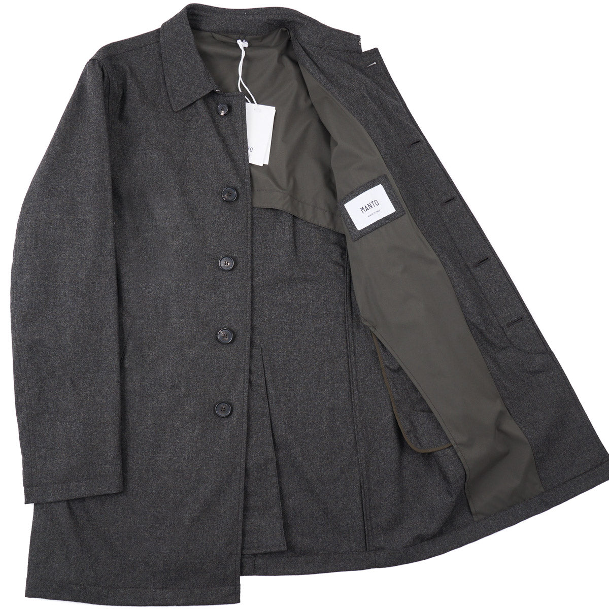 Manto Packable Wool-Cashmere Overcoat