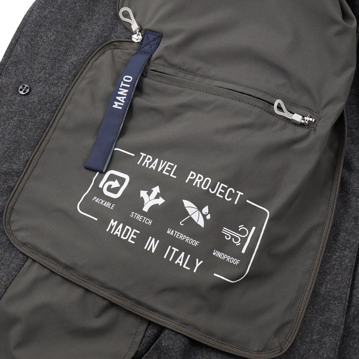 Manto Packable Wool-Cashmere Overcoat