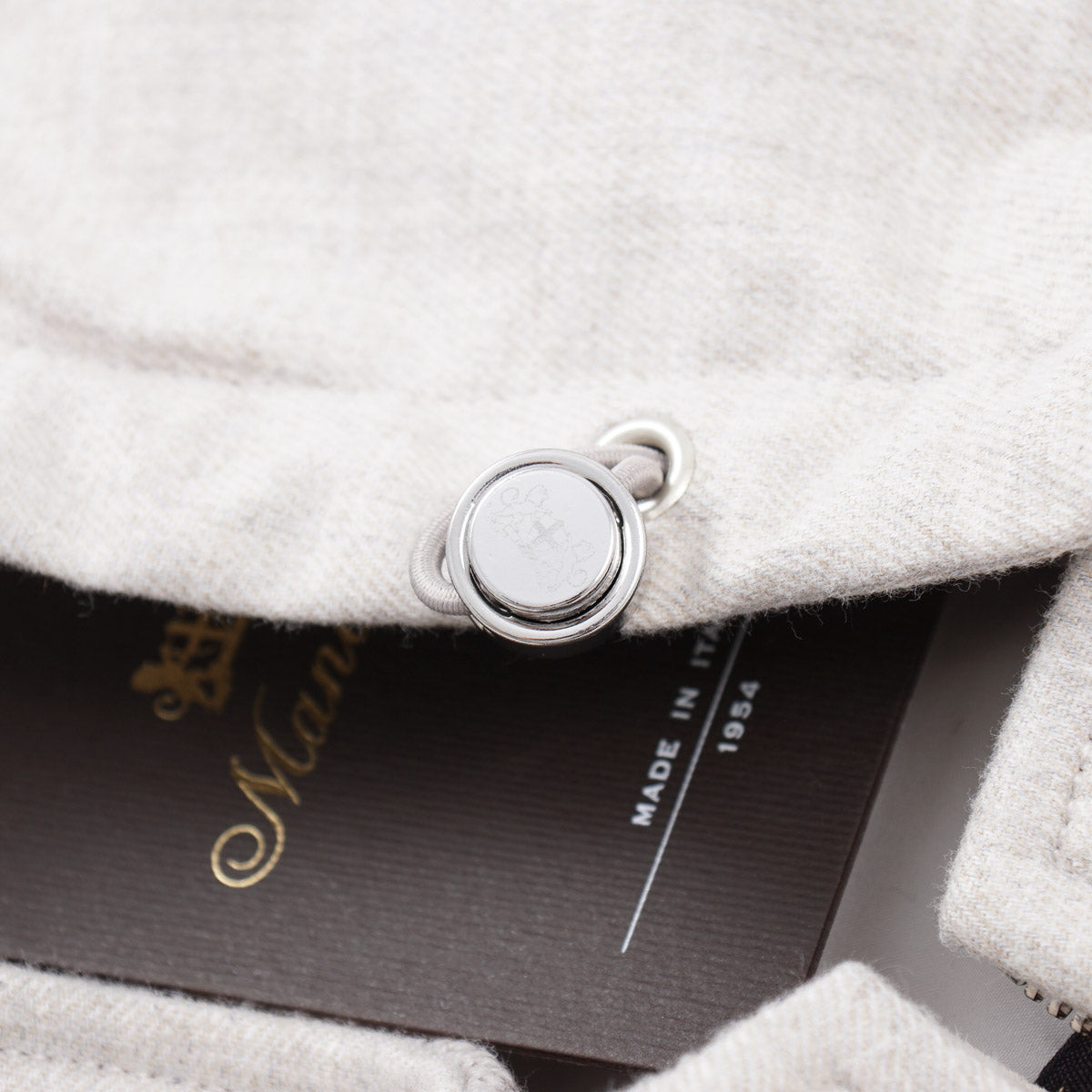 Enrico Mandelli Wool-Cashmere Down Vest with Hood