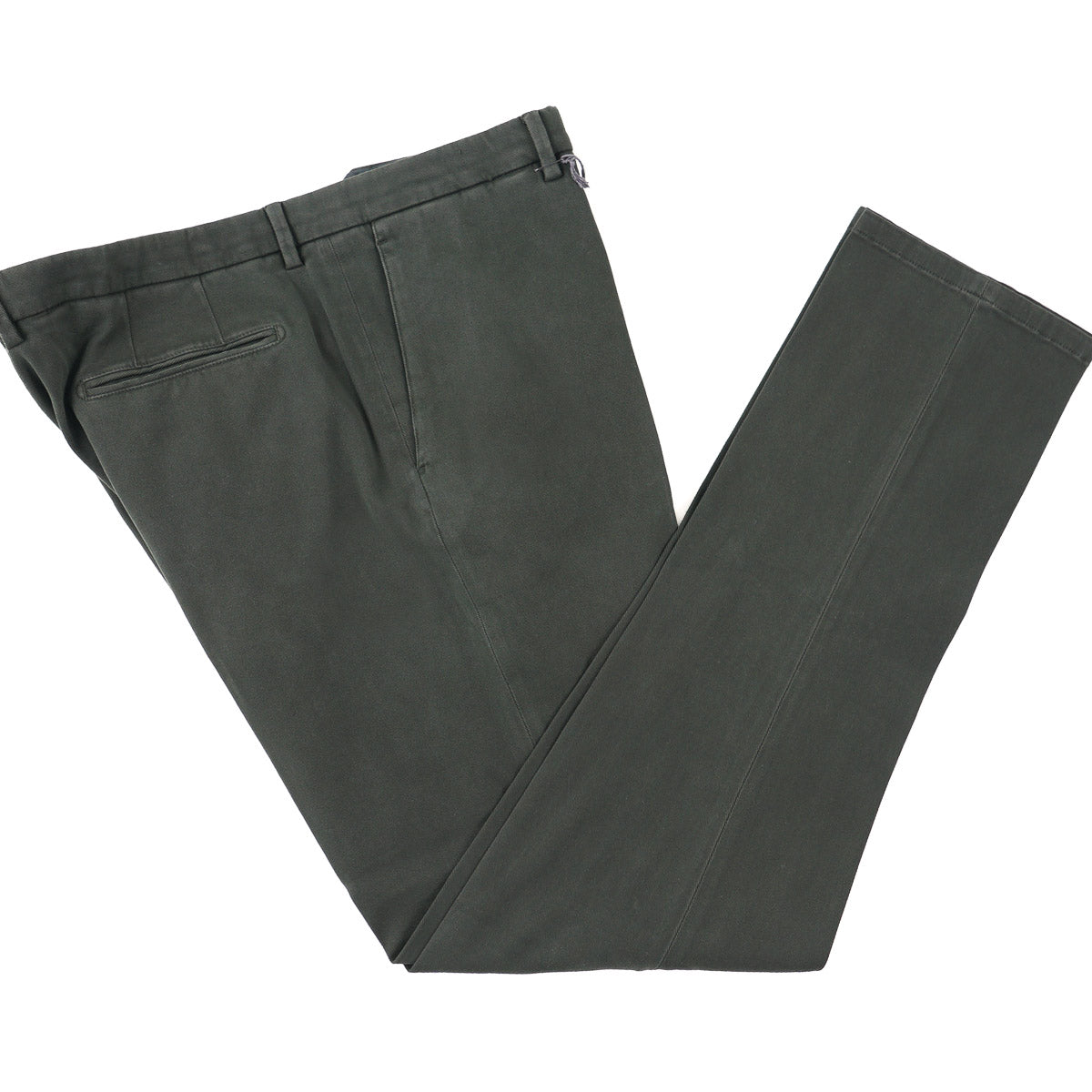 Boglioli Tailored-Fit Twill Cotton Pants
