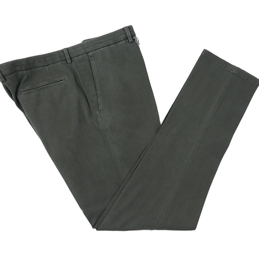 Boglioli Tailored-Fit Twill Cotton Pants