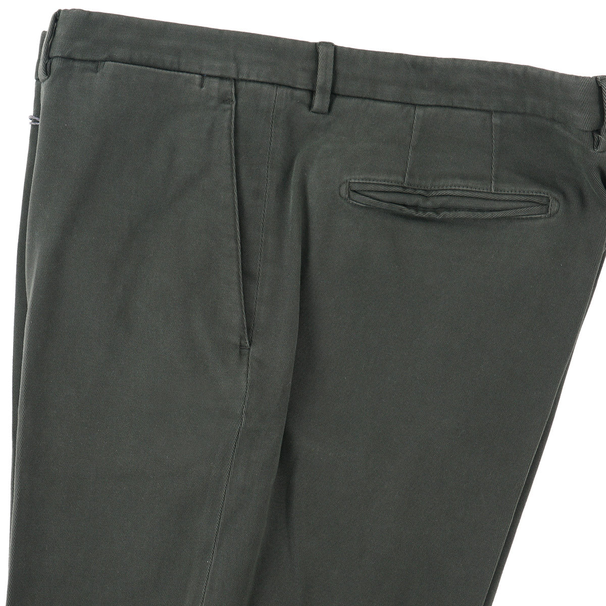 Boglioli Tailored-Fit Twill Cotton Pants
