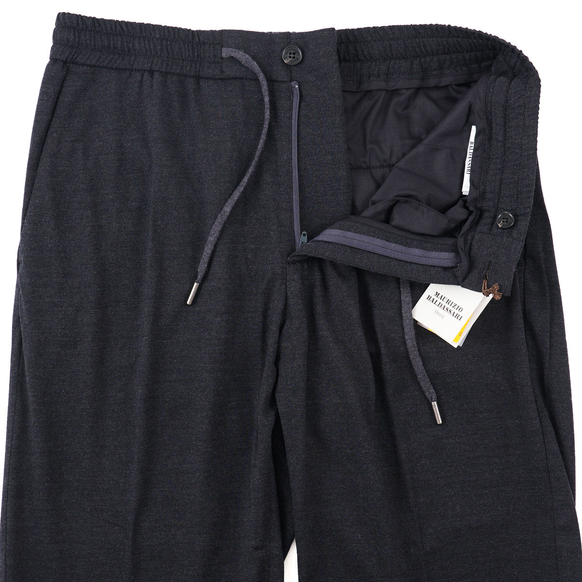 Maurizio Baldassari Jersey Wool Jogger Pants