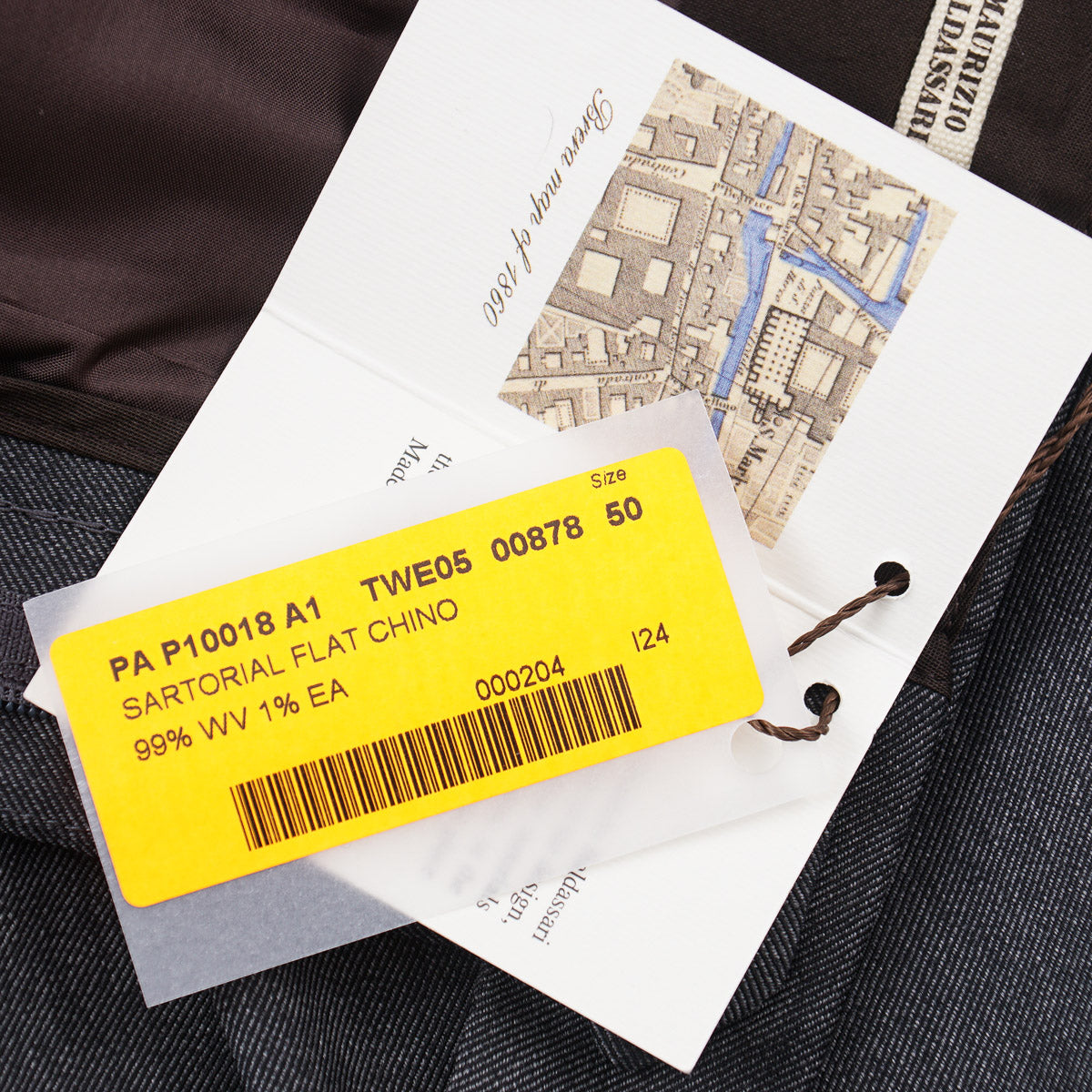 Maurizio Baldassari Twill Wool Pants