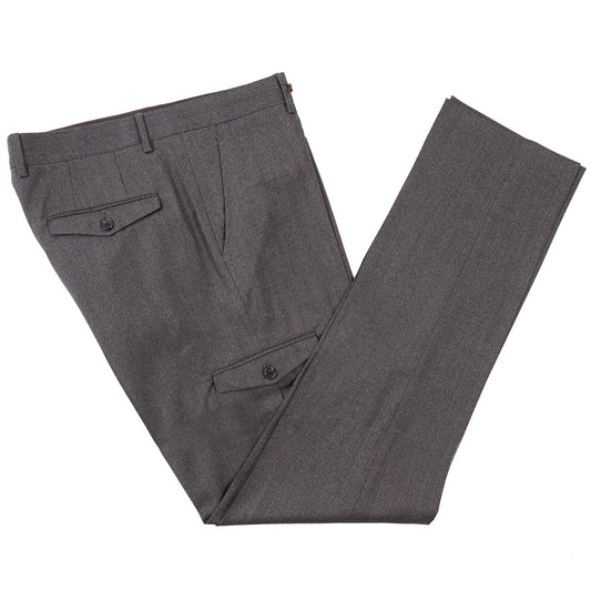 Maurizio Baldassari Wool Cargo Pants
