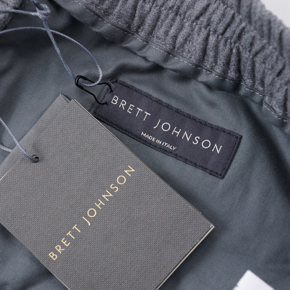 Brett Johnson Soft Wool Drawstring Pants