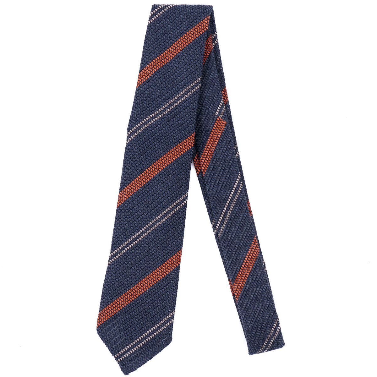 Finamore Soft-Constructed Cashmere-Silk Tie
