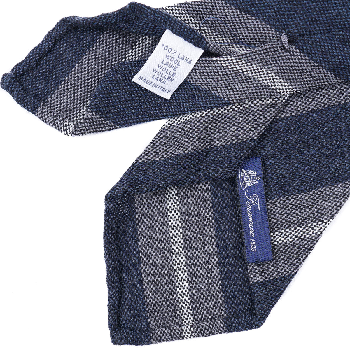 Finamore Soft-Constructed Pure Wool Tie