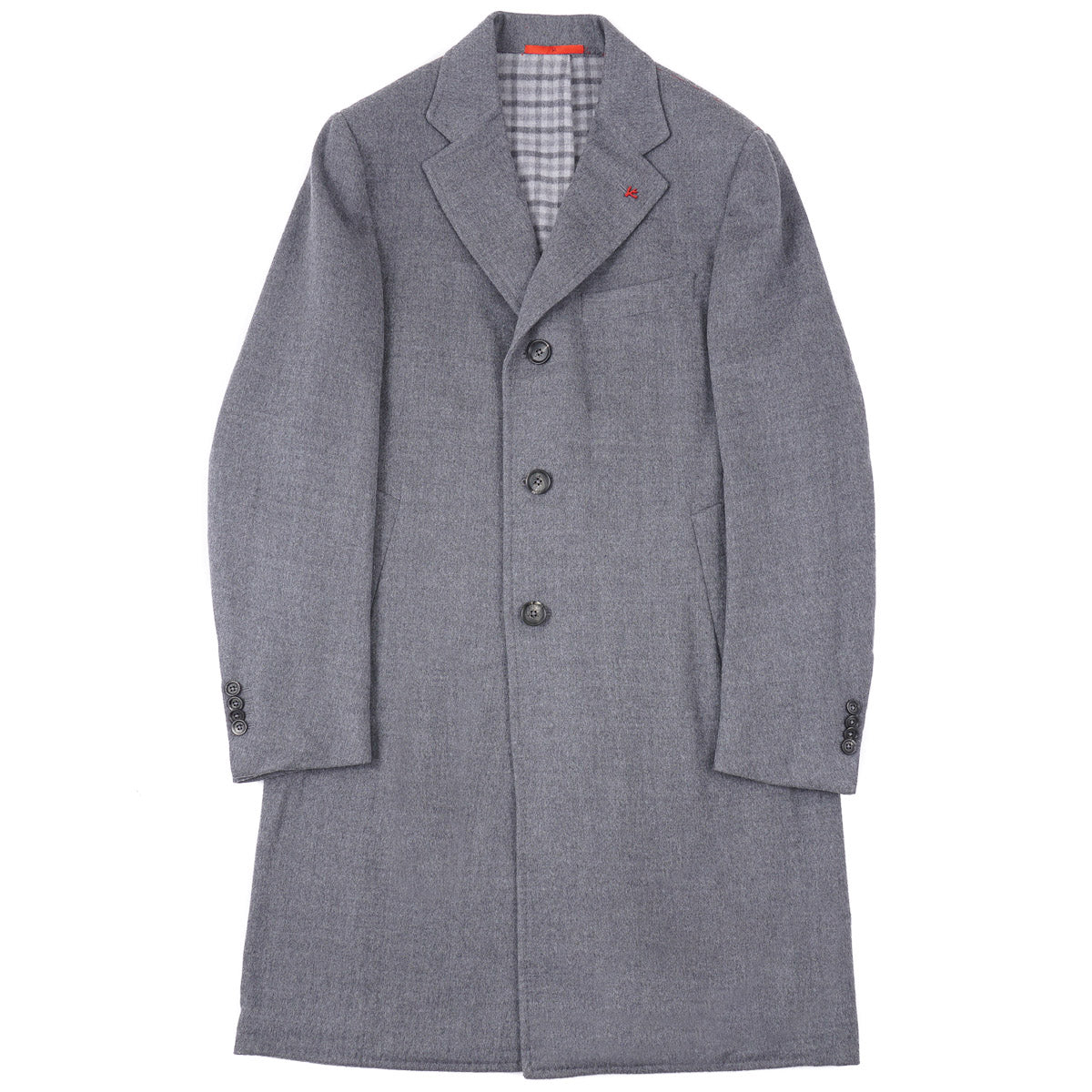 Isaia 'Ross' Soft Wool Overcoat