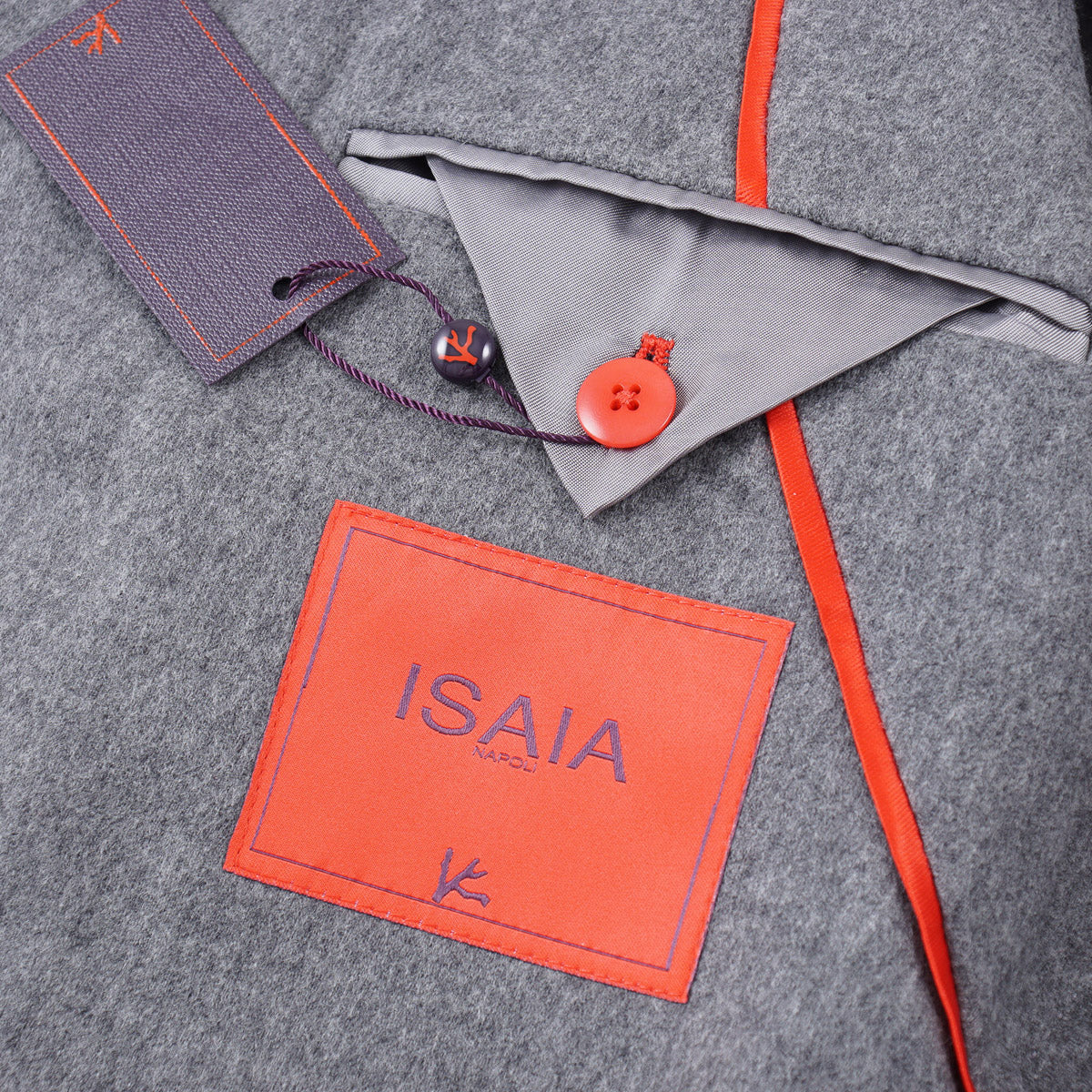 Isaia 'Ross' Soft Wool Overcoat