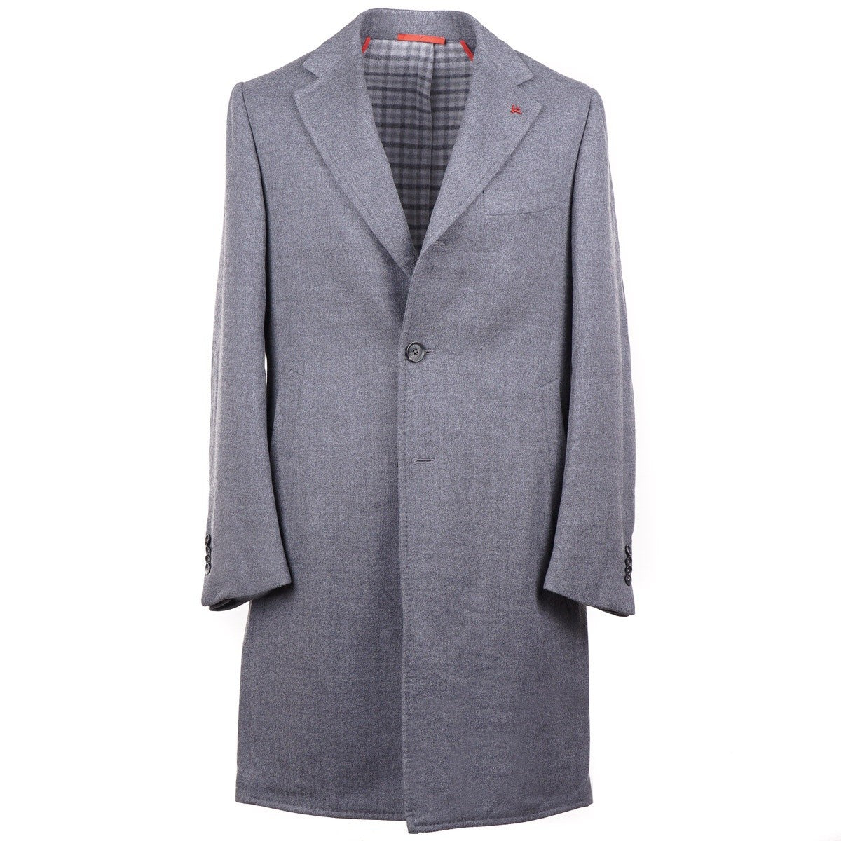 Isaia 'Ross' Soft Wool Overcoat