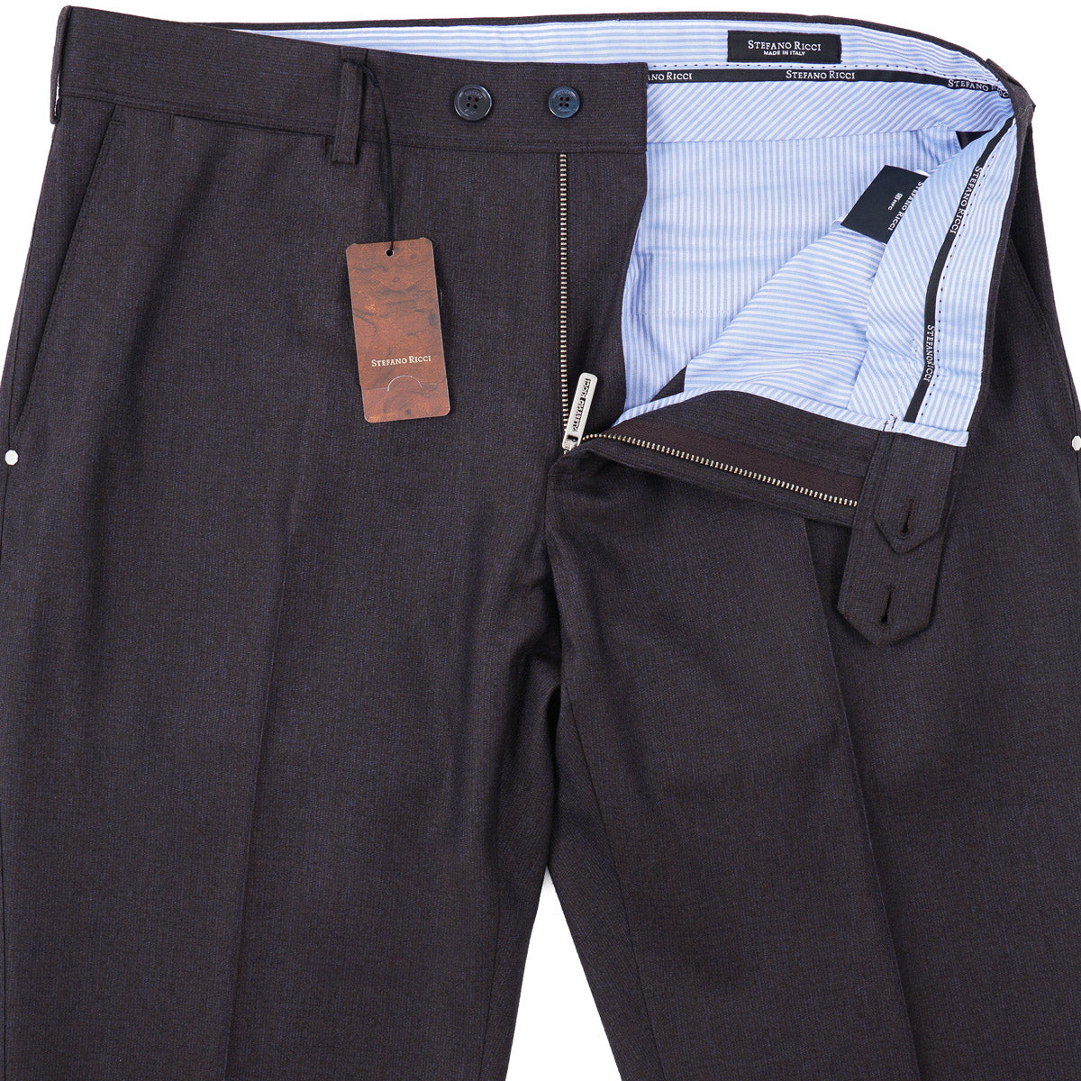 Stefano Ricci Soft Woven Wool Trousers