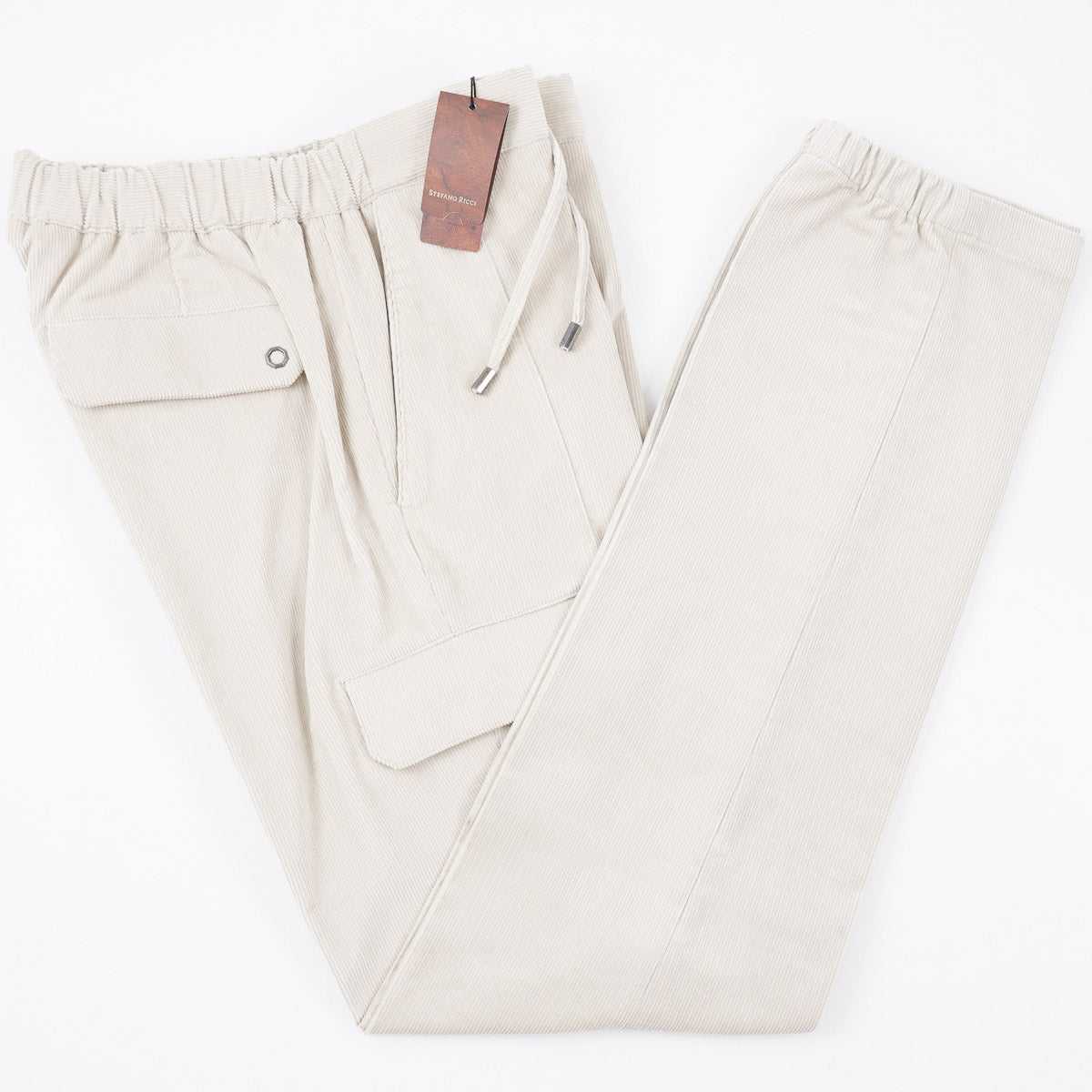 Stefano Ricci Corduroy Drawstring Pants