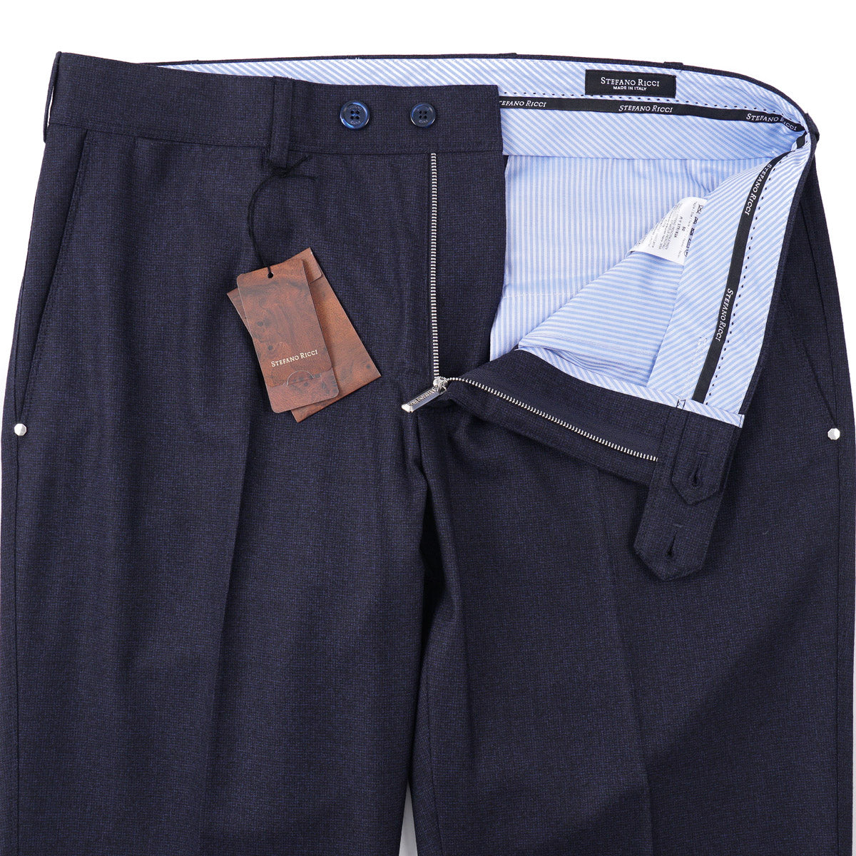 Stefano Ricci Light Flannel Wool Trousers