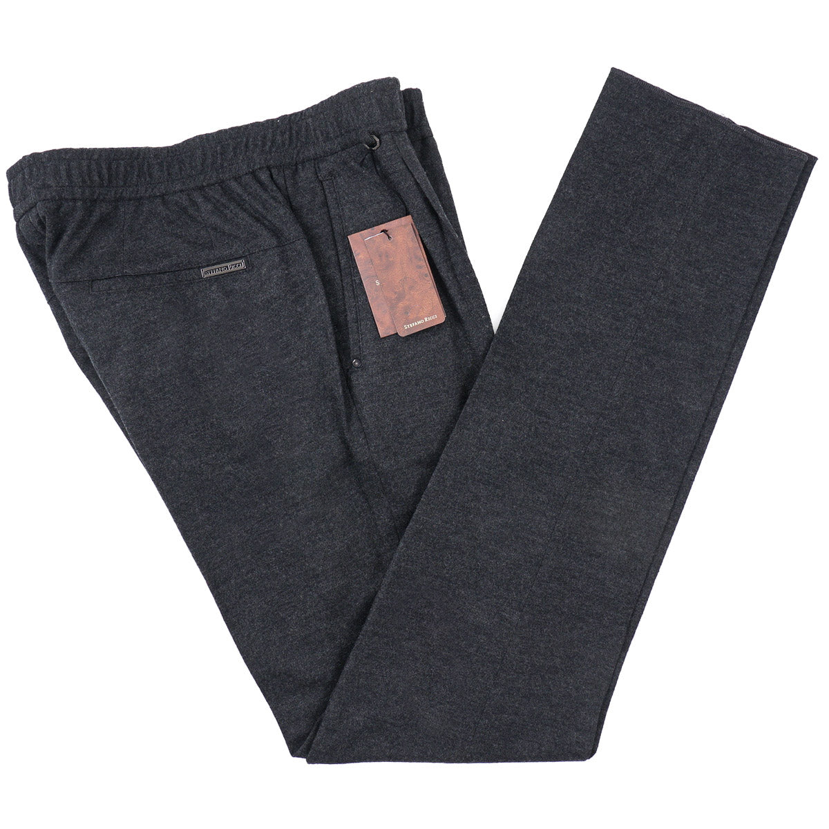 Stefano Ricci Flannel Wool Jogger Trousers