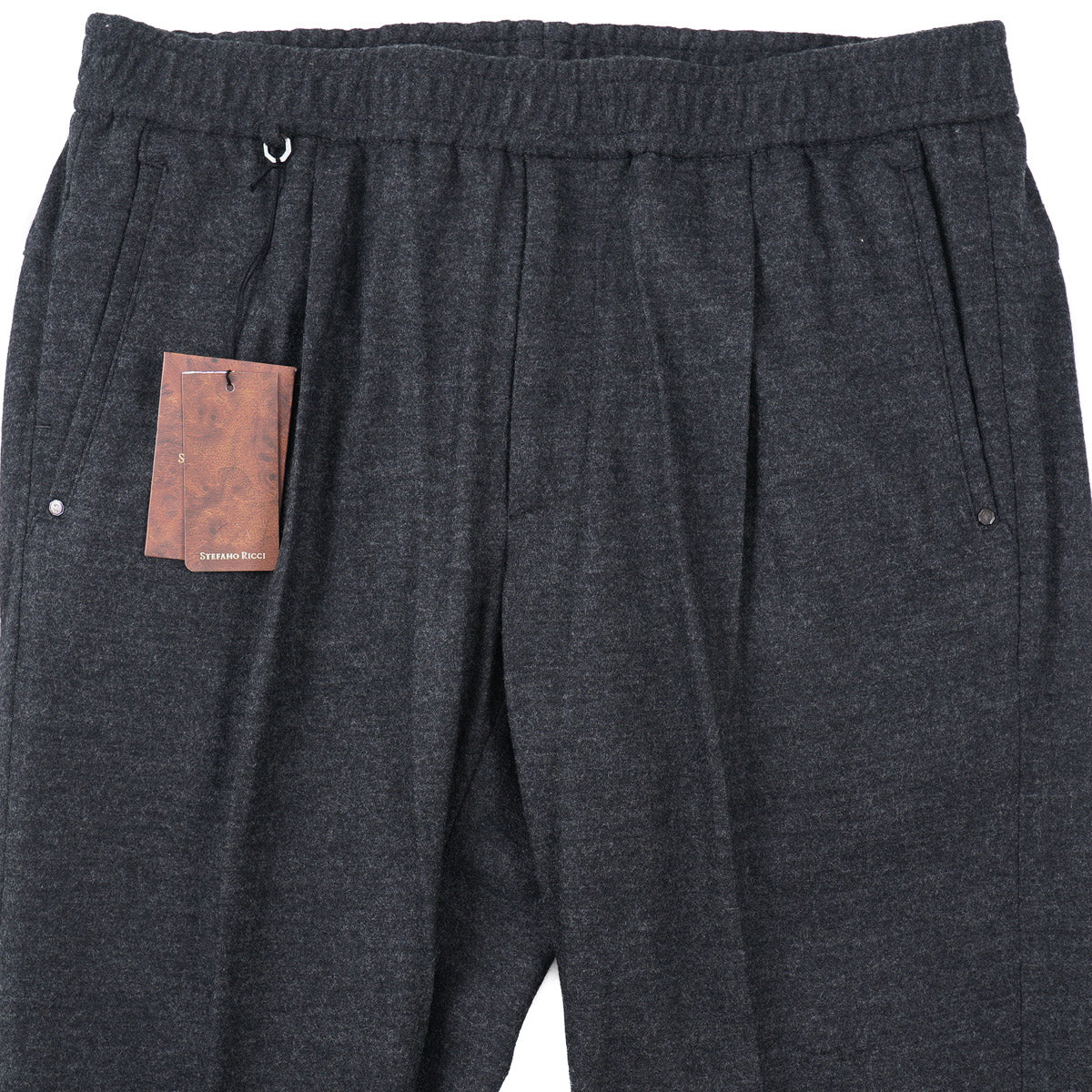 Stefano Ricci Flannel Wool Jogger Trousers
