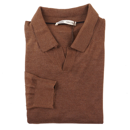 Maurizio Baldassari Cashmere-Silk Polo Sweater - Top Shelf Apparel