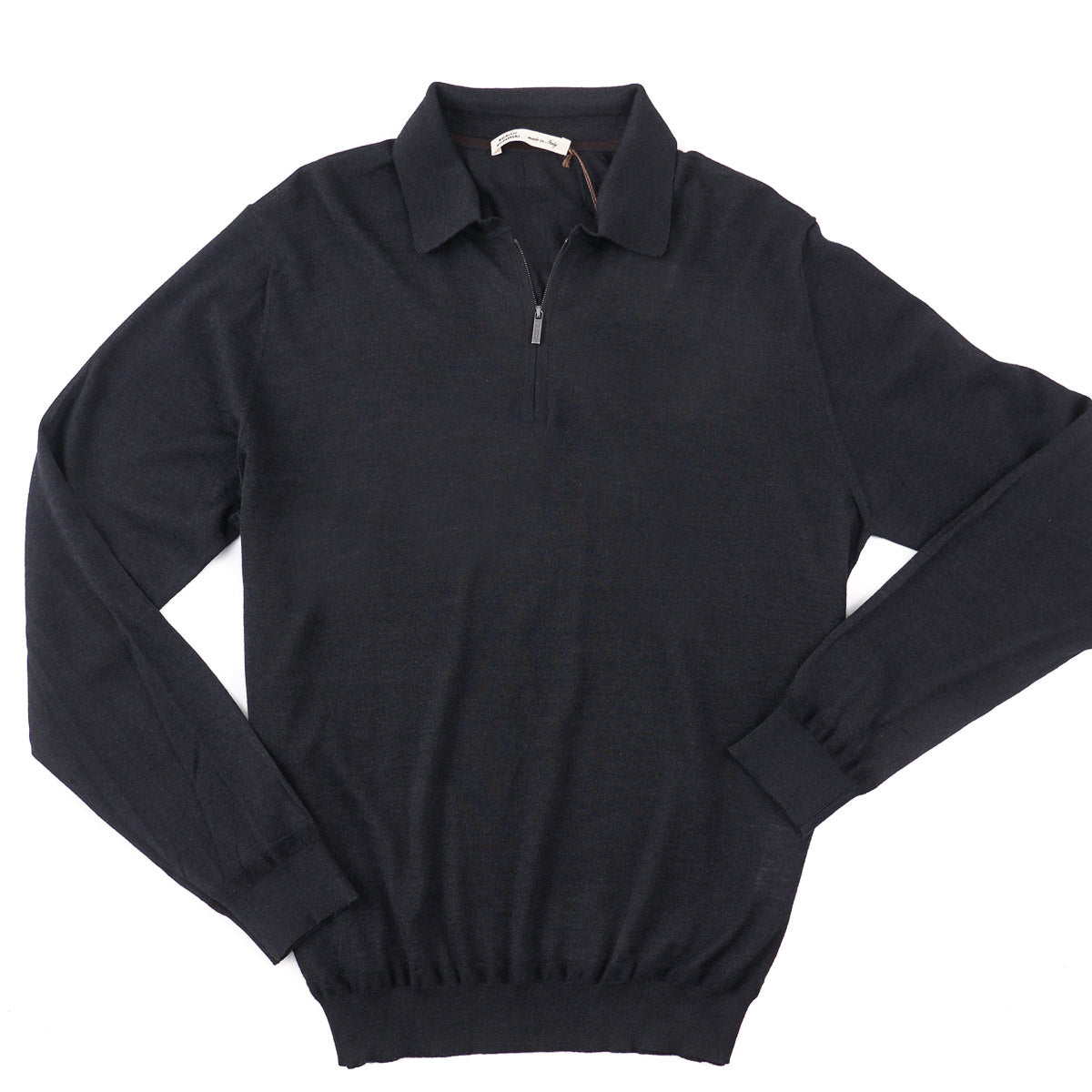 Maurizio Baldassari Cashmere-Silk Polo Sweater - Top Shelf Apparel