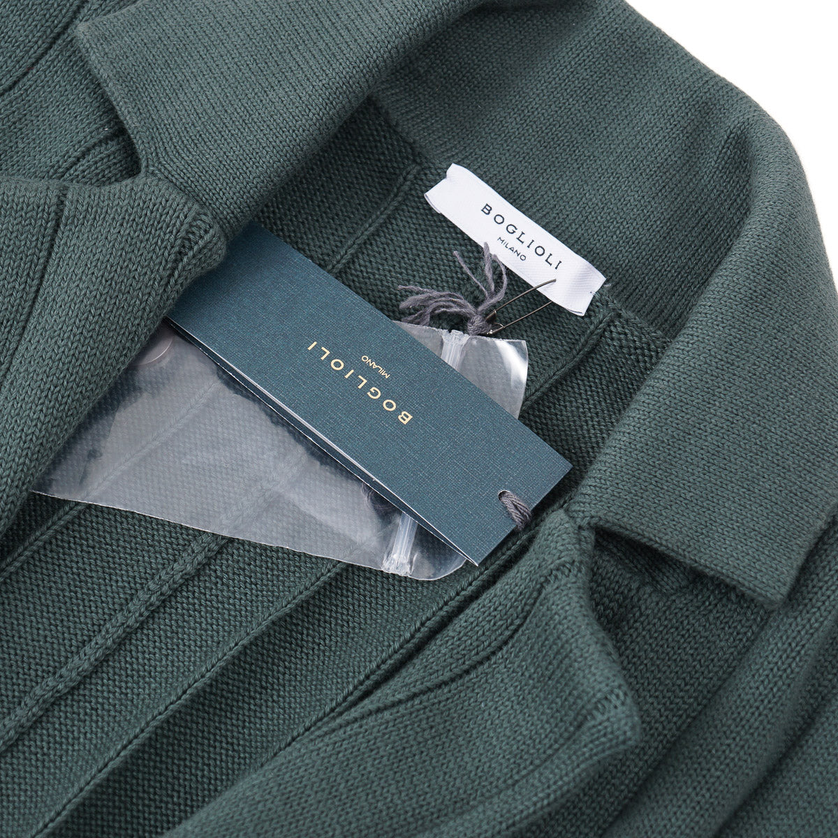 Boglioli Knit Cardigan Sweater-Blazer