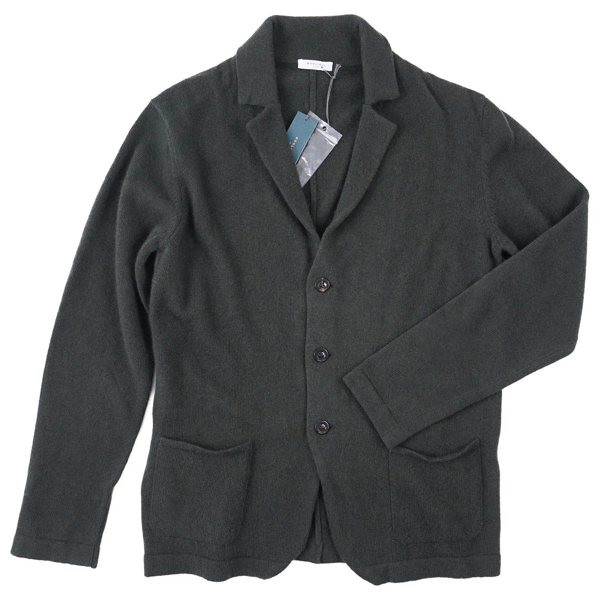 Boglioli Knit Cardigan Sweater-Blazer