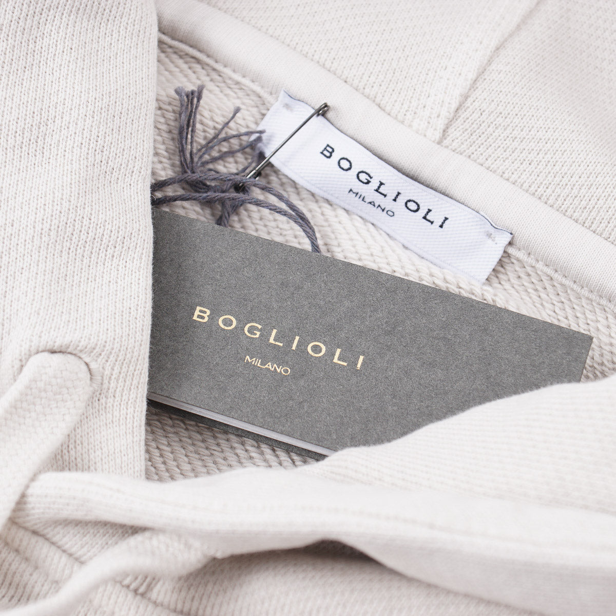Boglioli Hooded Pullover Cotton Sweatshirt - Top Shelf Apparel