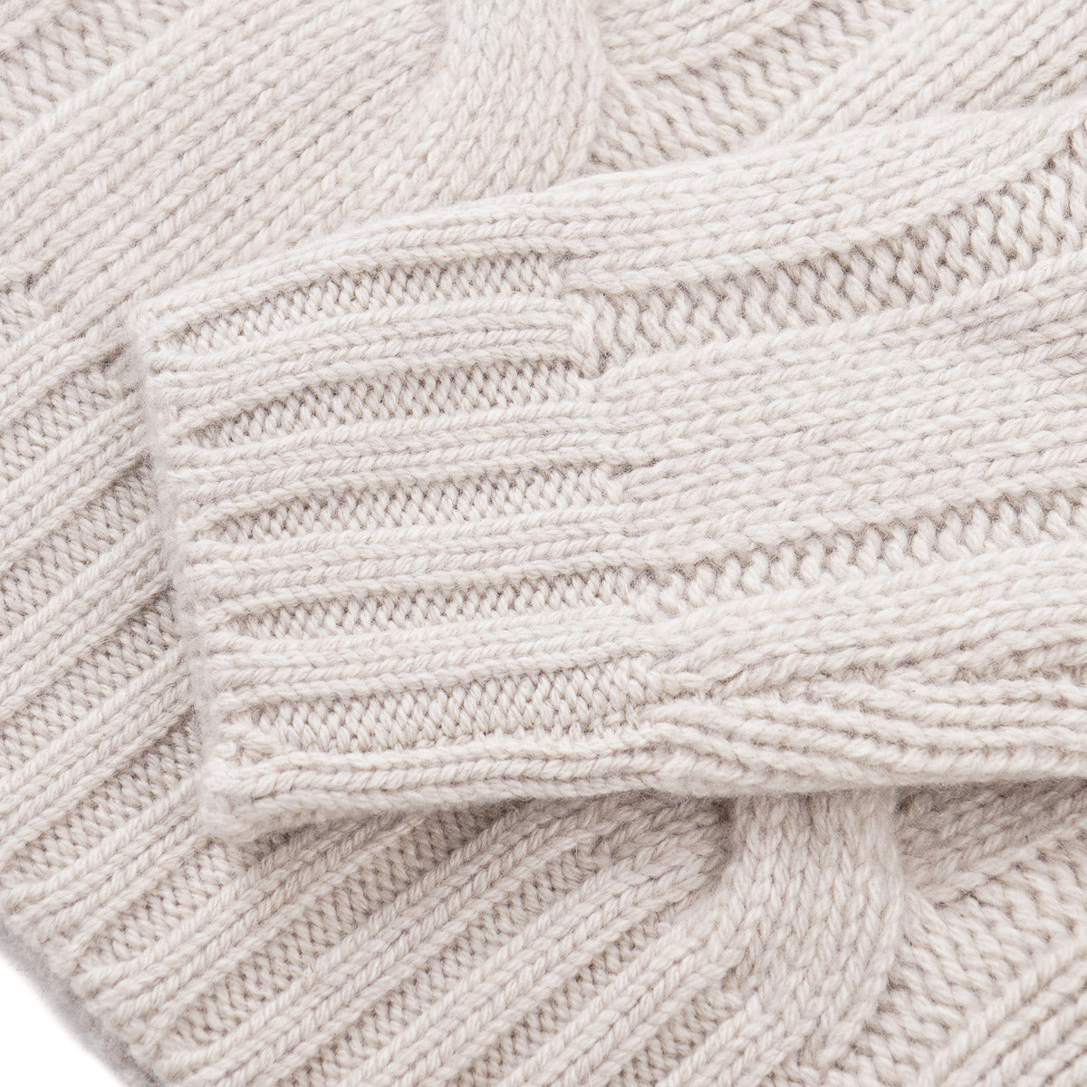Boglioli Cable Knit Plush Cashmere Sweater