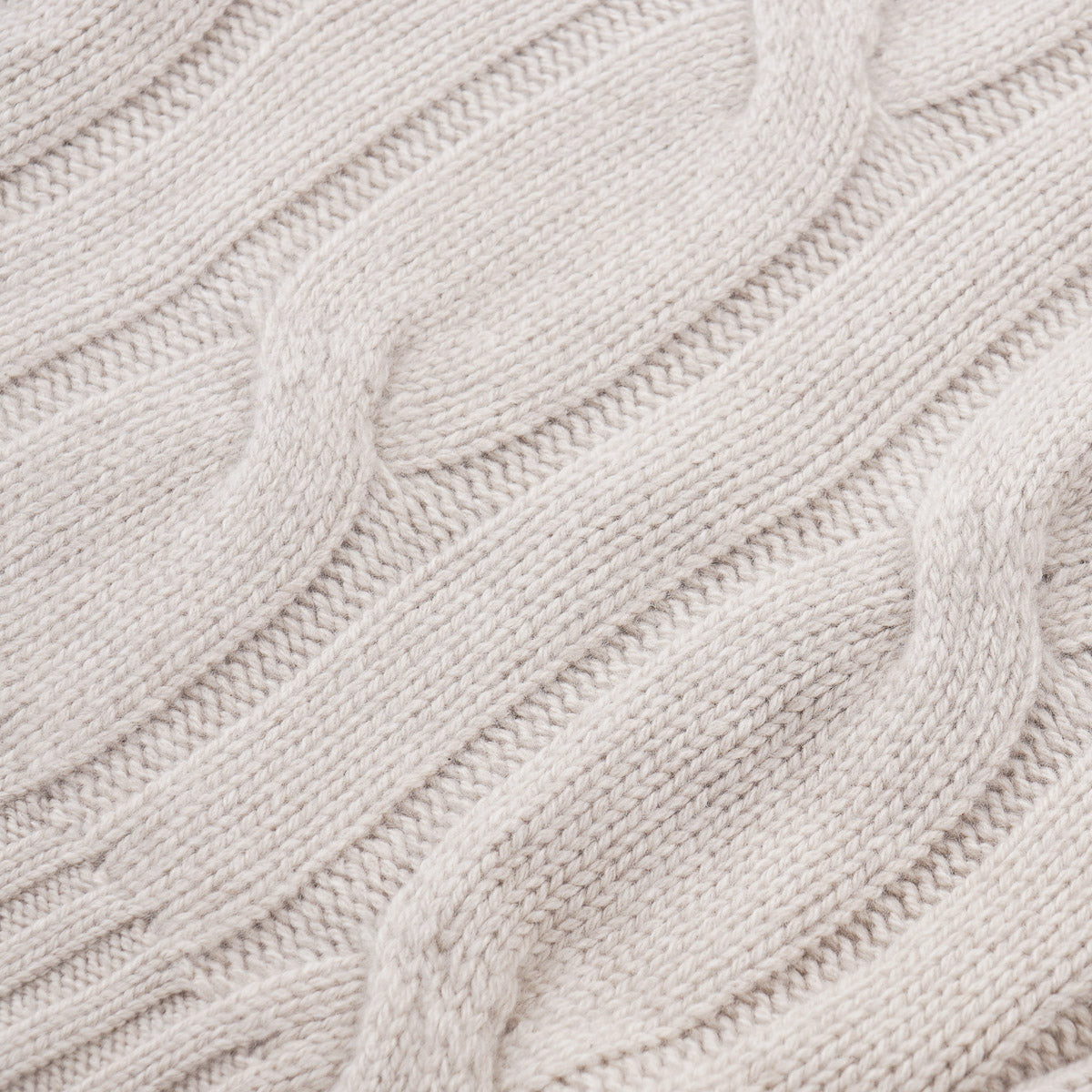 Boglioli Cable Knit Plush Cashmere Sweater