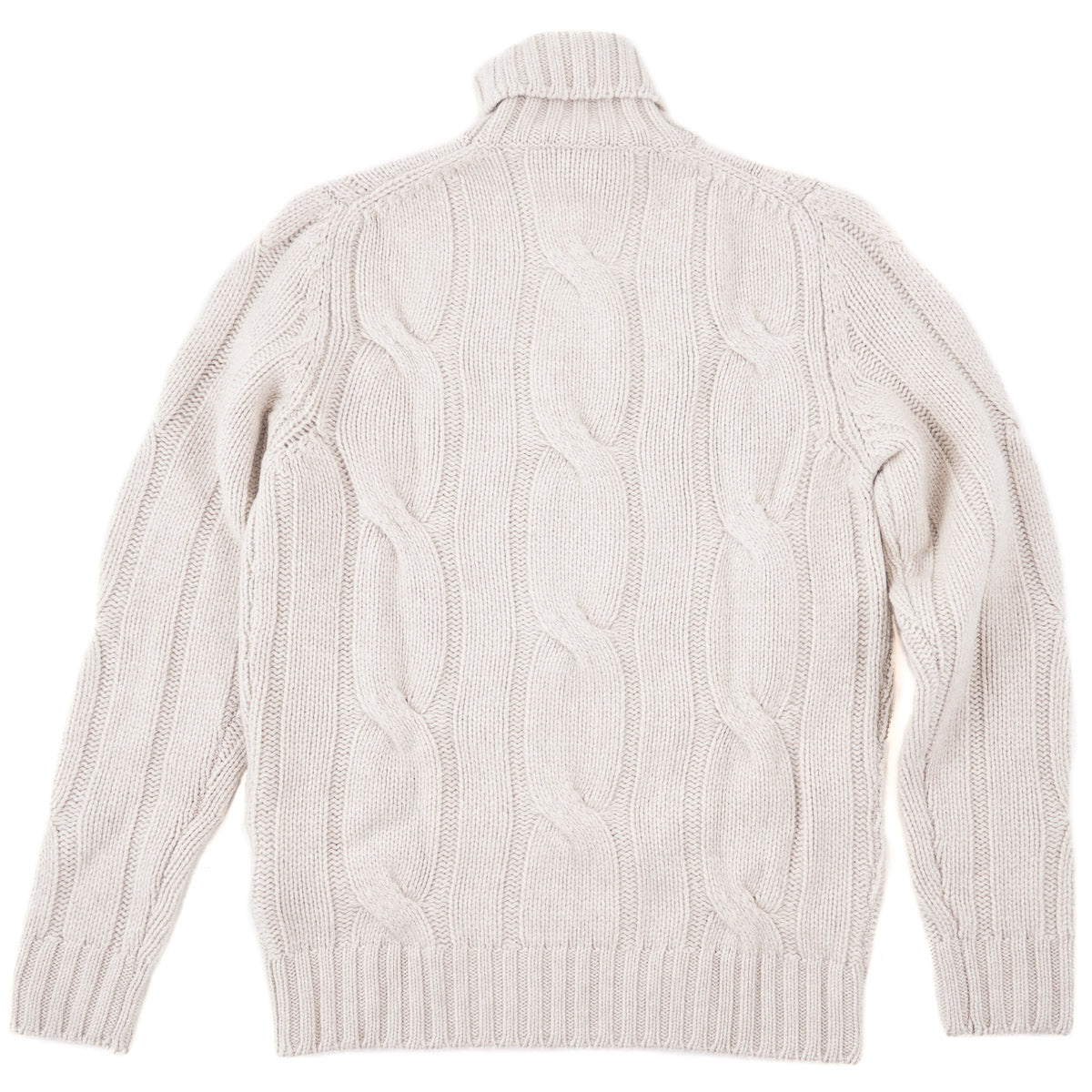 Boglioli Cable Knit Plush Cashmere Sweater