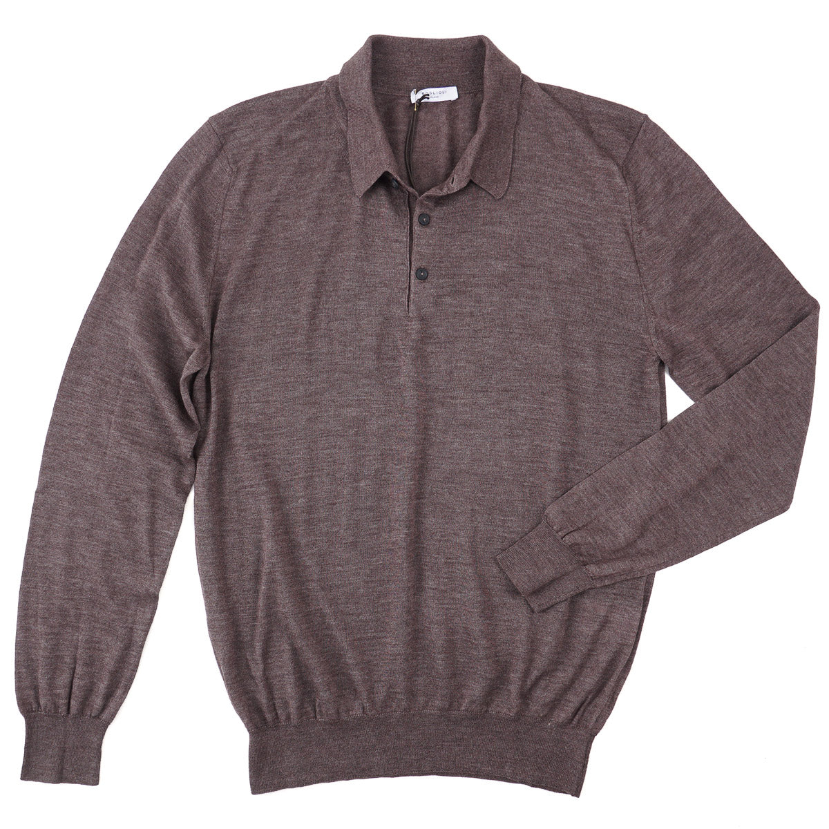Boglioli Superfine Cashmere-Silk Polo Sweater