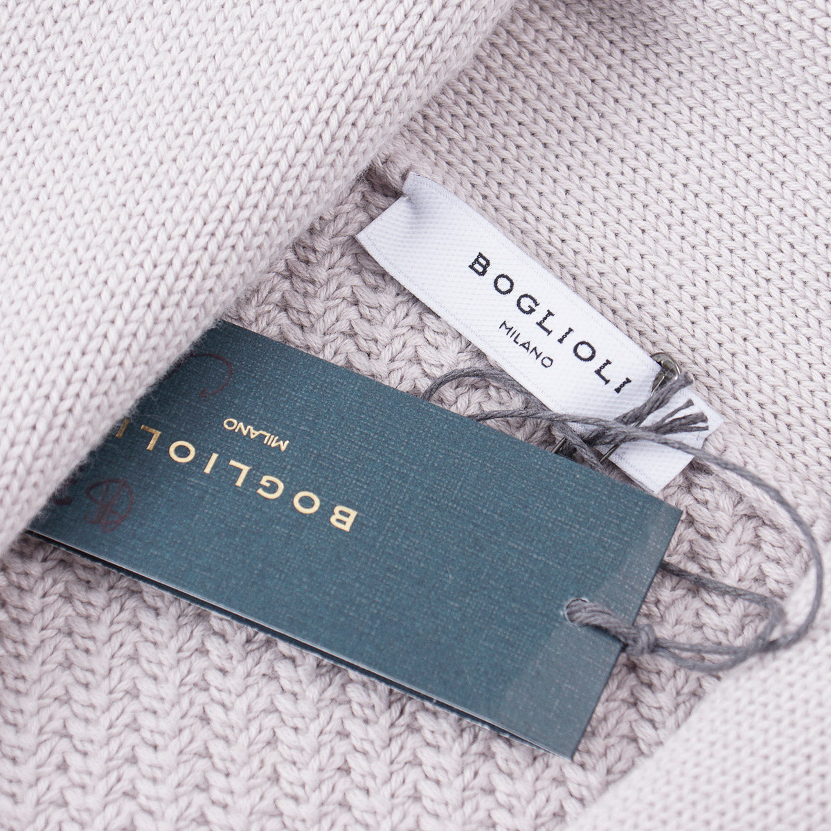 Boglioli Knit Cotton Cardigan Sweater