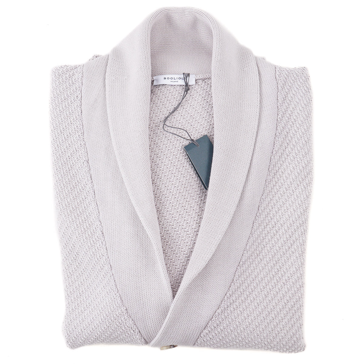 Boglioli Knit Cotton Cardigan Sweater