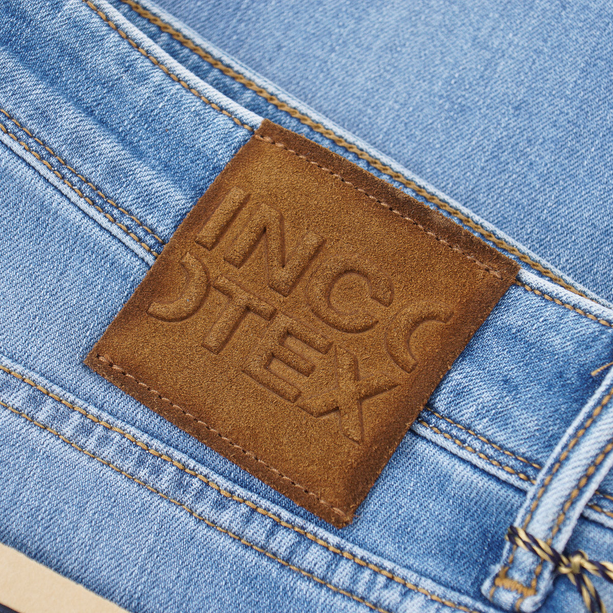 Incotex Slim-Fit Light Blue Denim Jeans - Top Shelf Apparel