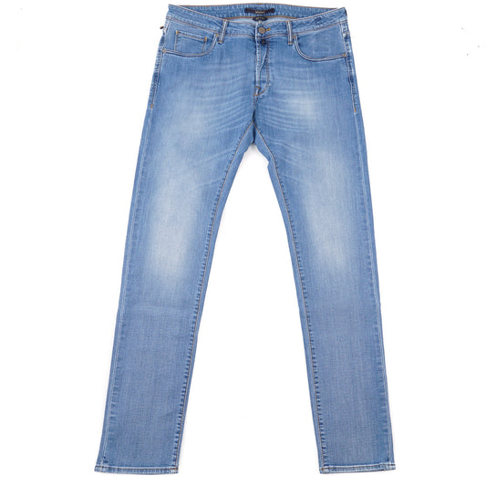 Incotex Slim-Fit Light Blue Denim Jeans - Top Shelf Apparel