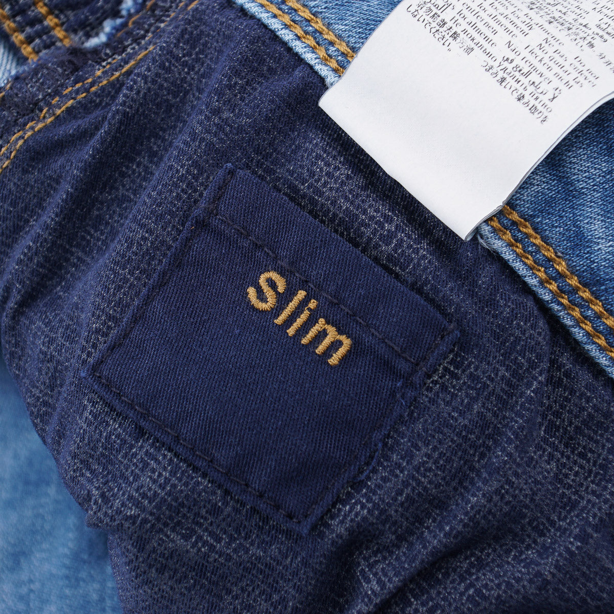 Incotex Slim-Fit Light Blue Denim Jeans - Top Shelf Apparel