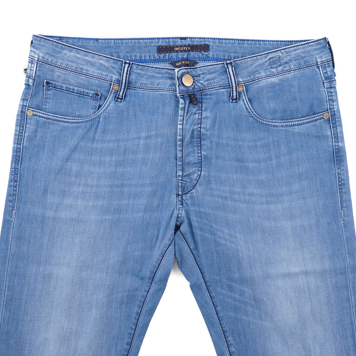 Incotex Slim-Fit Lightweight Denim Jeans - Top Shelf Apparel