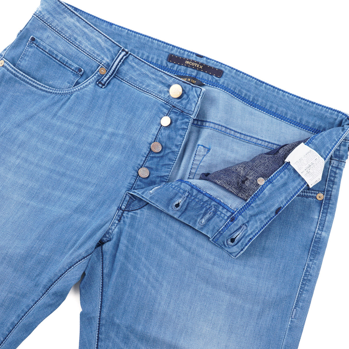 Incotex Slim-Fit Lightweight Denim Jeans - Top Shelf Apparel