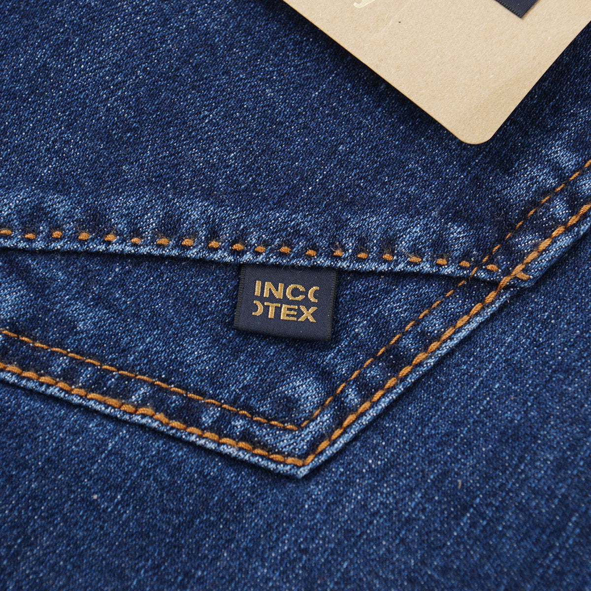 Incotex Slim-Fit Rinsed Blue Denim Jeans - Top Shelf Apparel