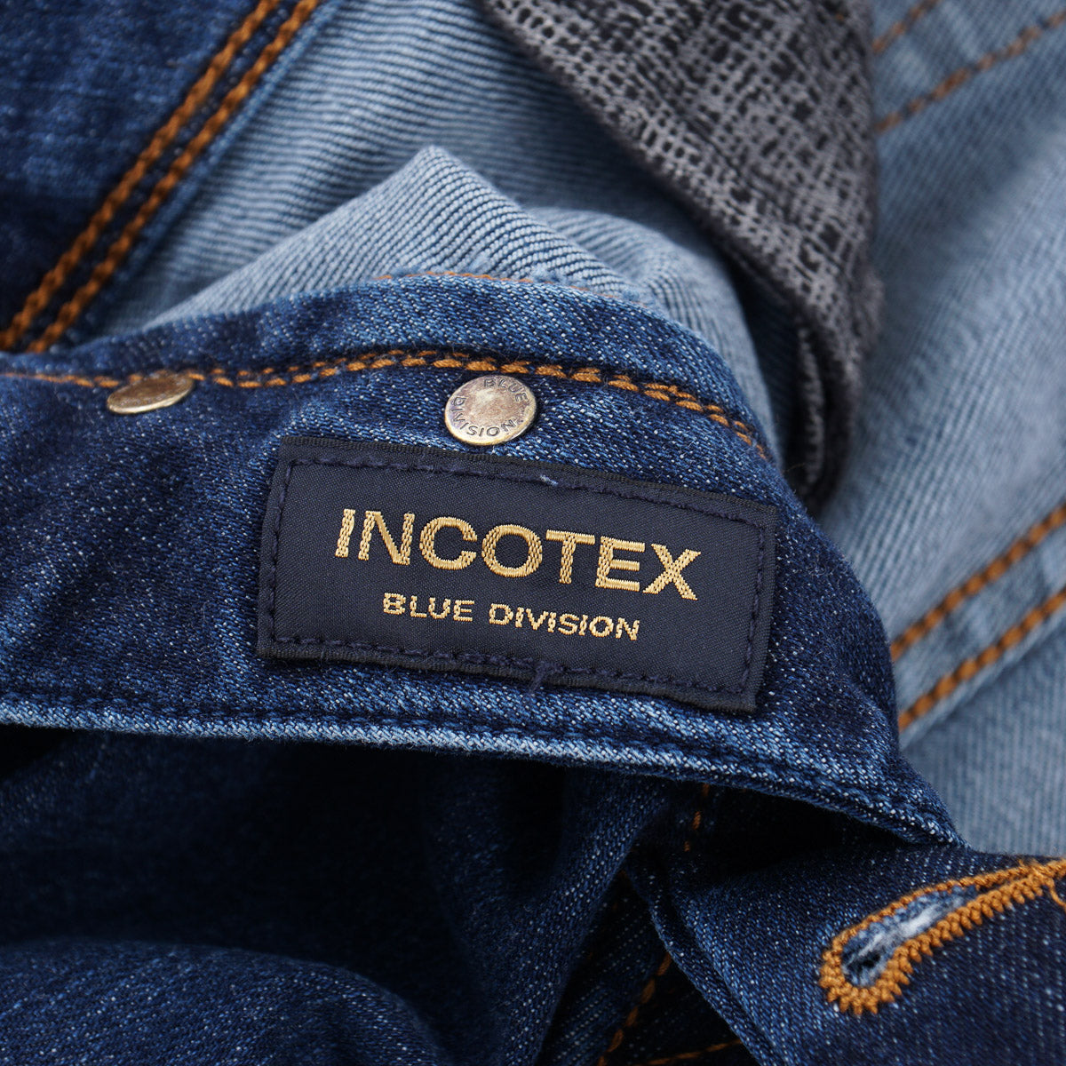 Incotex Slim-Fit Rinsed Blue Denim Jeans - Top Shelf Apparel