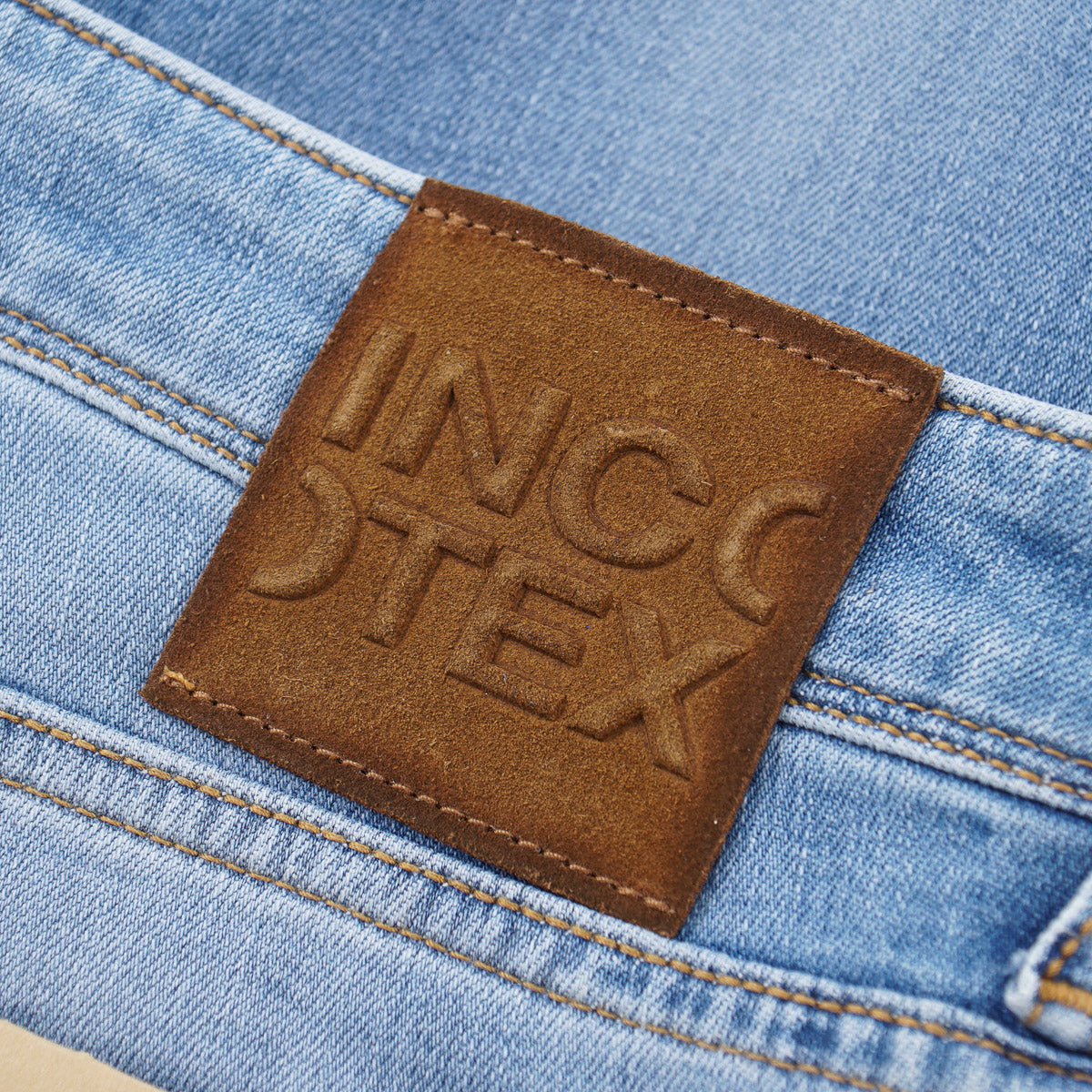 Incotex Slim-Fit Light Blue Denim Jeans - Top Shelf Apparel