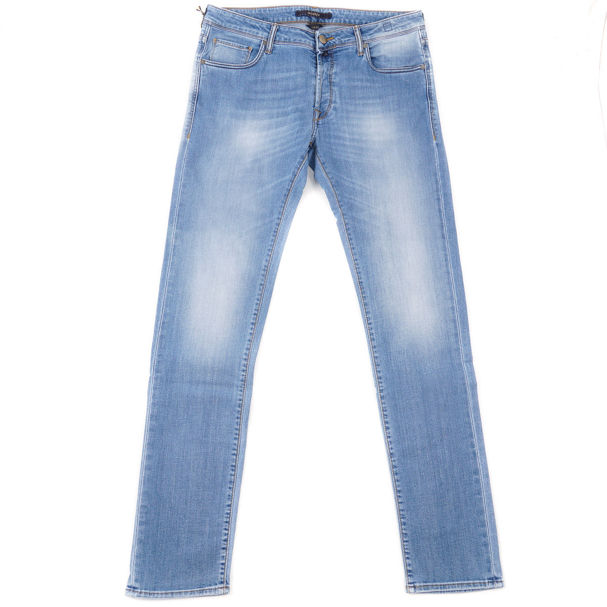 Incotex Slim-Fit Light Blue Denim Jeans - Top Shelf Apparel