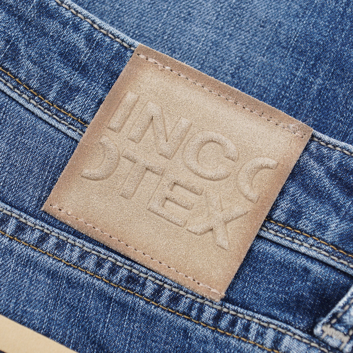 Incotex Slim-Fit Medium Blue Denim Jeans - Top Shelf Apparel